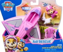 paw patrol air rescue - skye con veicolo