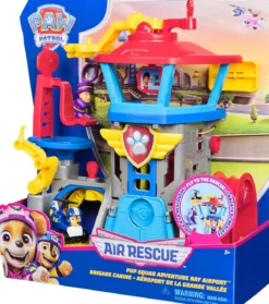 paw patrol air rescue - torre di controllo con personaggi