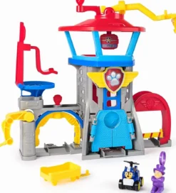 paw patrol air rescue - torre di controllo con personaggi