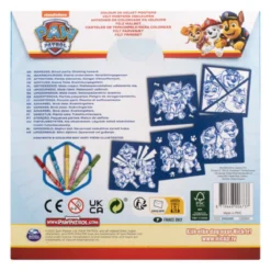paw patrol - colora i poster in velluto - 5 pagine