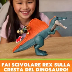 paw patrol - dino movie - set rex e spinosauro