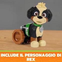 paw patrol - dino movie - set rex e spinosauro