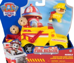 paw patrol fire rescue - rubble
