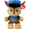 paw patrol floppy chase - peluche 20cm