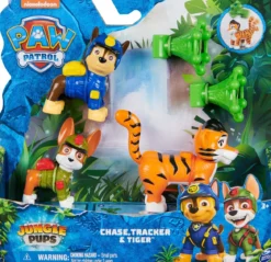 paw patrol jungle pups - blister 2 cuccioli e accessori