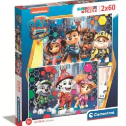 paw patrol - puzzle 2x60 pezzi