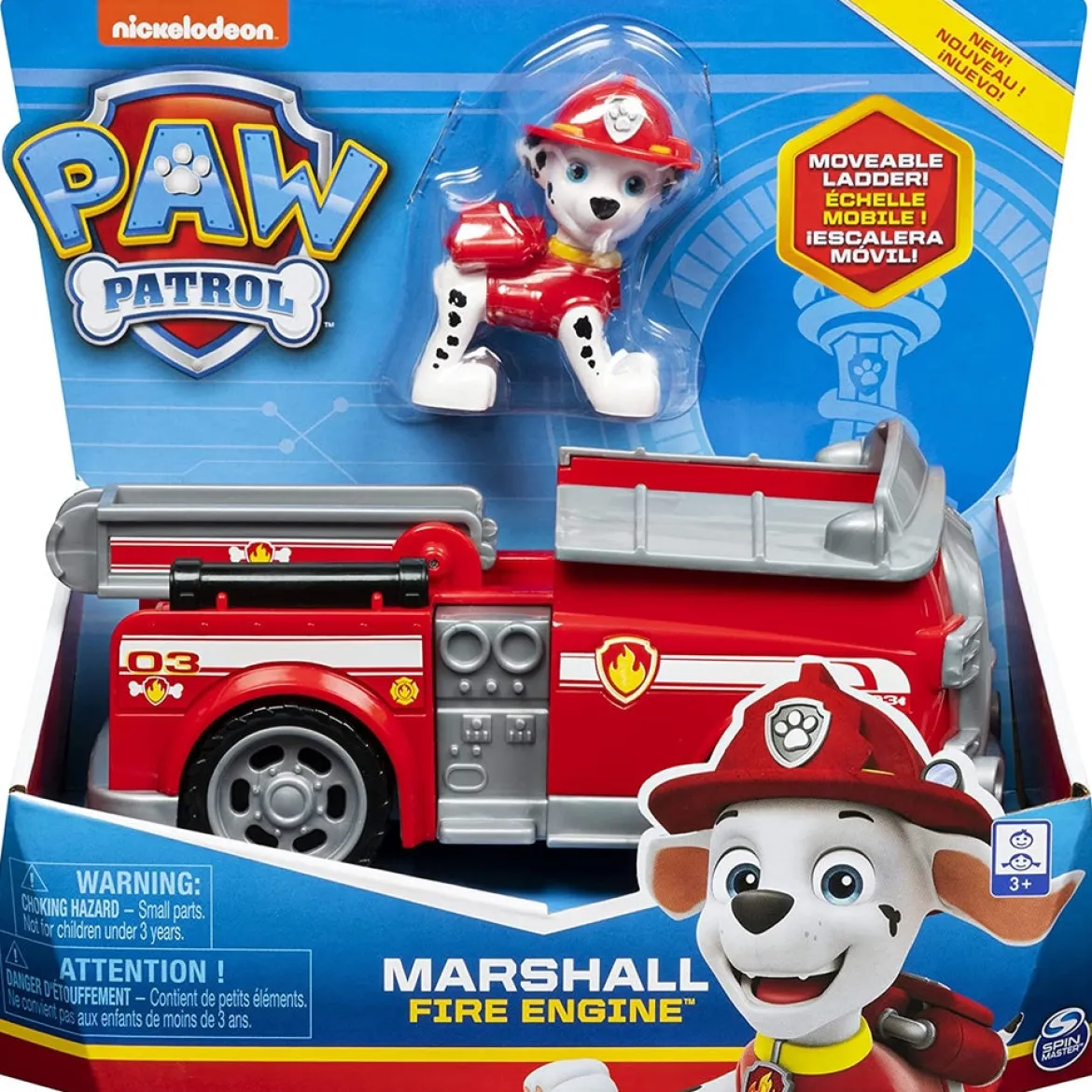 paw patrol - veicolo base - marshall