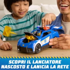 paw patrol - veicolo polizia chase deluxe