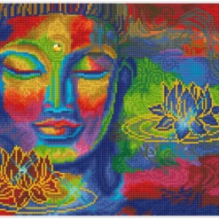 peace and tranquility - diamond dotz intermediate dd9.027 40x37cm