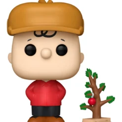 peanuts acbc - charlie brown with tree 9cm - funko pop 1627