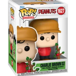 peanuts acbc - charlie brown with tree 9cm - funko pop 1627