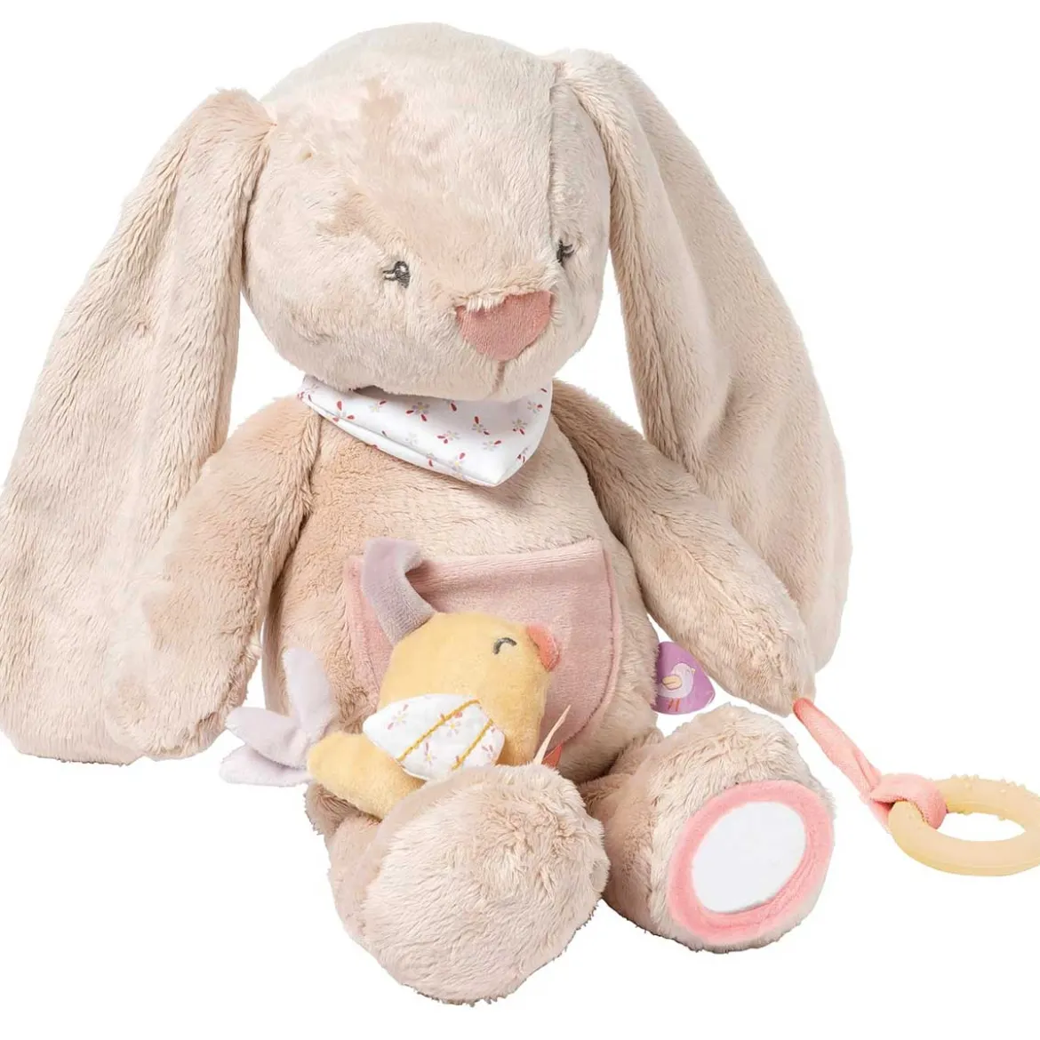 peluche attività pomme la coniglietta - 40cm