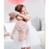 peluche cuddle friend raffi, rosa cipria - 40x66 cm