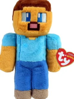 peluche floppy 20cm - minecraft steve