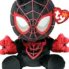 peluche floppy 20cm - spiderman miles morales