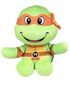 peluche floppy 20cm - teenage mutant ninja turtles - michelangelo