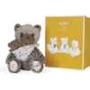 peluche papà orso oscar e il suo piccolo, 35 cm