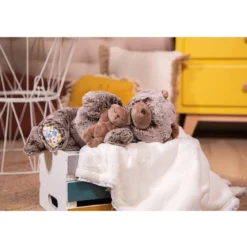 peluche papà orso oscar e il suo piccolo, 35 cm