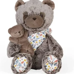 peluche papà orso oscar e il suo piccolo, 35 cm