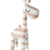 peluche raffi, rosa cipria - 37,5x25,5 cm - cotone