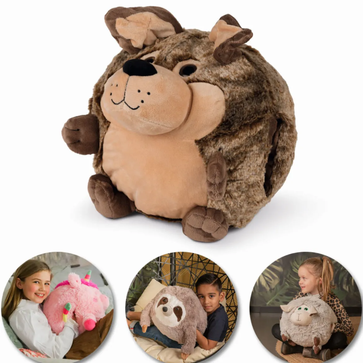 peluche scaldamani - cane 30cm