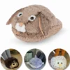 peluche scaldapiedi - coniglio 30cm