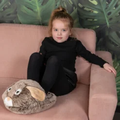 peluche scaldapiedi - coniglio 30cm