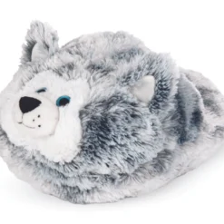 peluche scaldapiedi - husky 30cm