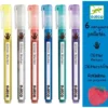 6 pennarelli glitter