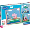peppa pig - puzzle 3x48 pezzi