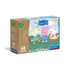 peppa pig - puzzle 3x48 pezzi - play for future