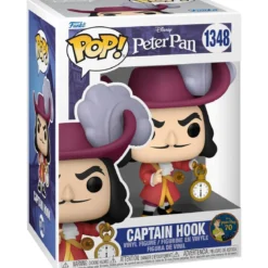 peter pan 70th anniversary - captain hook 9cm - funko pop! 1348