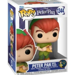 peter pan 70th anniversary - peter pan with flute 9cm - funko pop! 1344