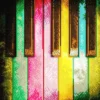 piano rainbow - diamond dotz intermediate dd5.068 30x30cm
