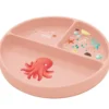 piatto in silicone con scomparti - polipo