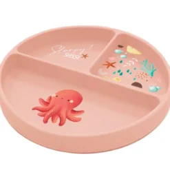 piatto in silicone con scomparti - polipo
