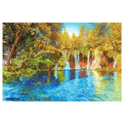 pictuesque falls - diamond dotz intermediate dd12.066 52x52cm