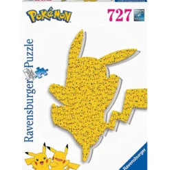 pikachu shaped - puzzle 727 pezzi silhouette