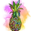 pineapple - diamond dotz intermediate 50467 30,48x30,48cm