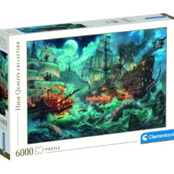 pirates battle - puzzle 6000 pezzi