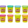 play-doh - set da 8 vasetti colorati