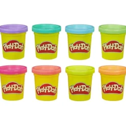 play-doh - set da 8 vasetti colorati