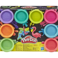 play-doh - set da 8 vasetti colorati