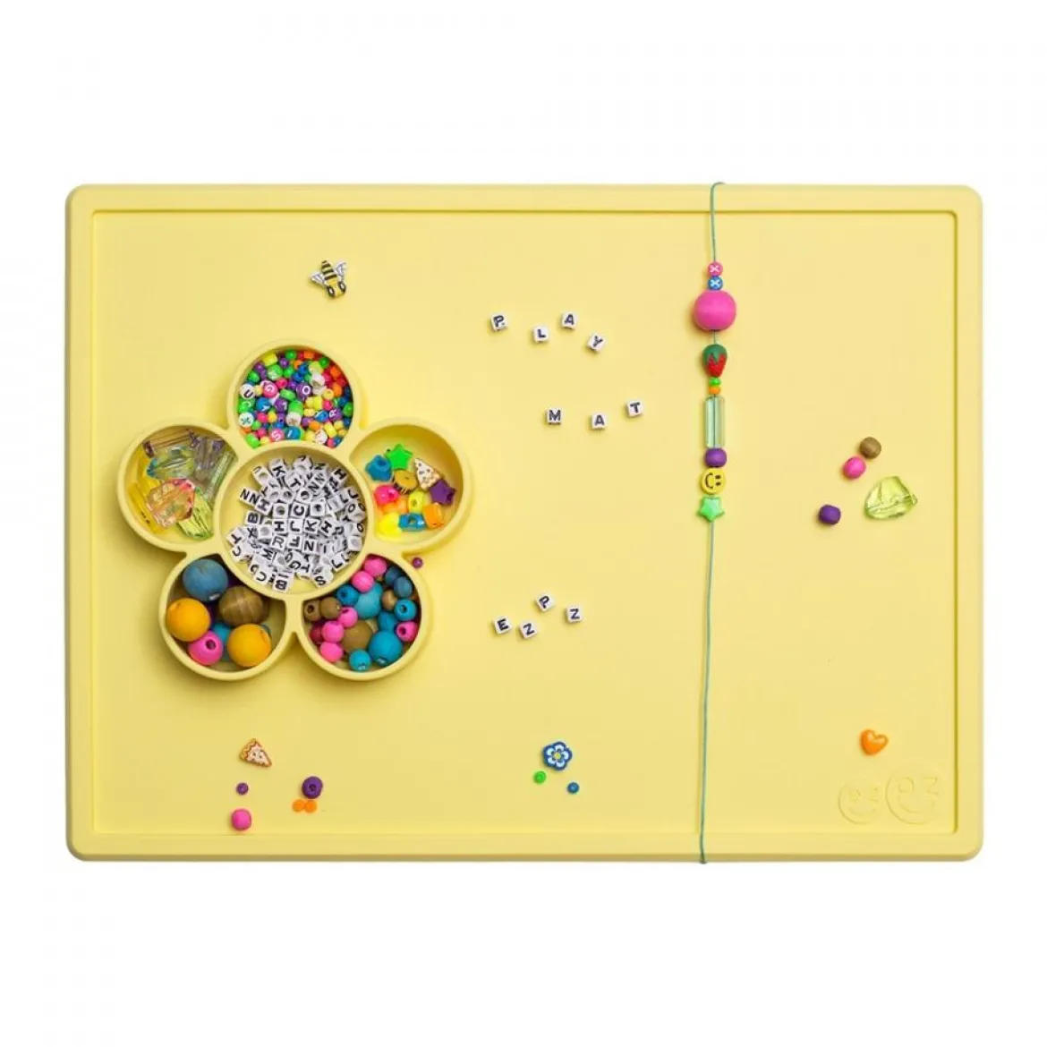 play mat - tovaglietta in silicone giallo limone