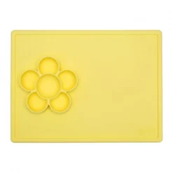play mat - tovaglietta in silicone giallo limone