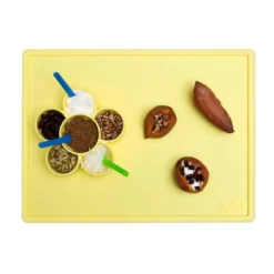 play mat - tovaglietta in silicone giallo limone