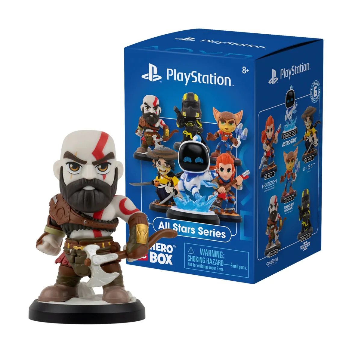 playstation - hero blind box - 1 personaggio assortito