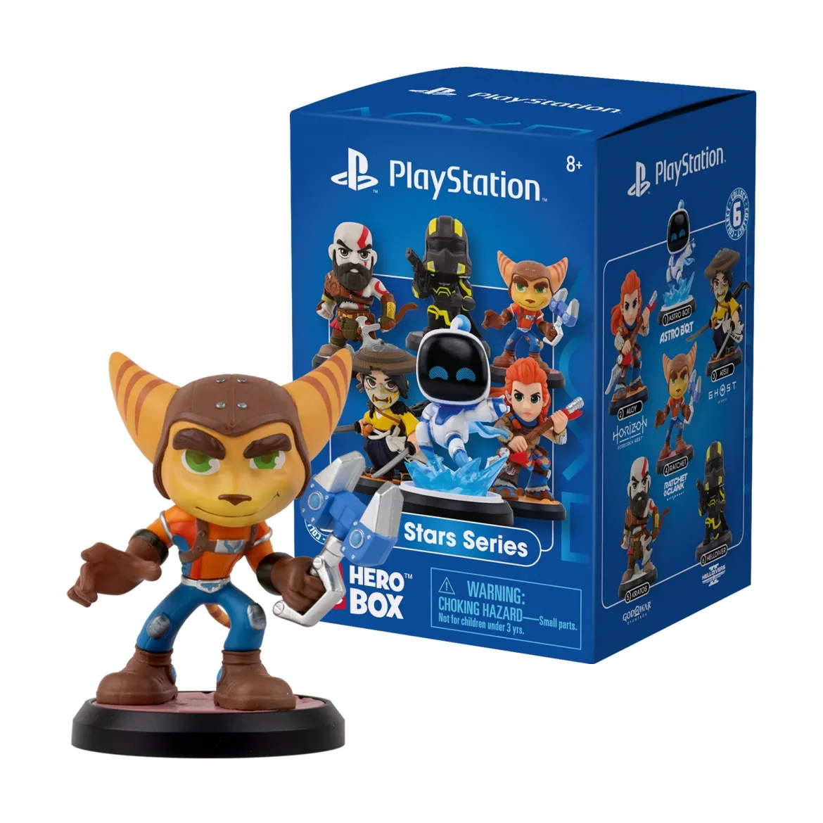 playstation - hero blind box - 1 personaggio assortito