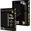9-pocket trading card binder with zipper - 468 nero - zip gialla