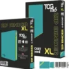 12-pocket trading card binder with zipper - 624 celeste - zip gialla